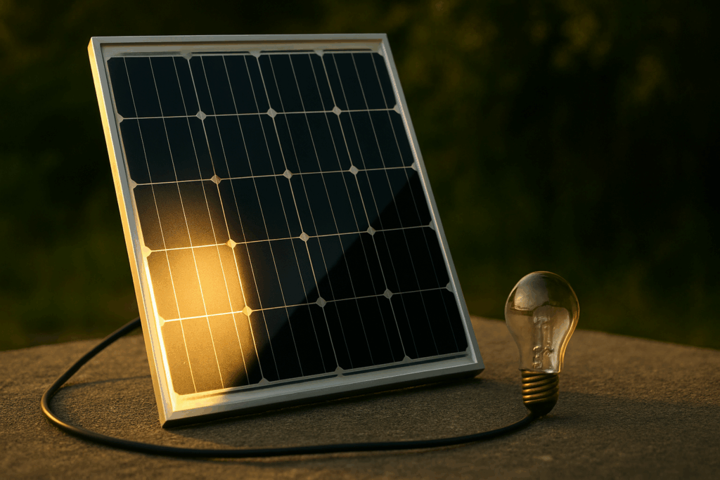 Solarmodul mit Verschattung liefert keinen Strom